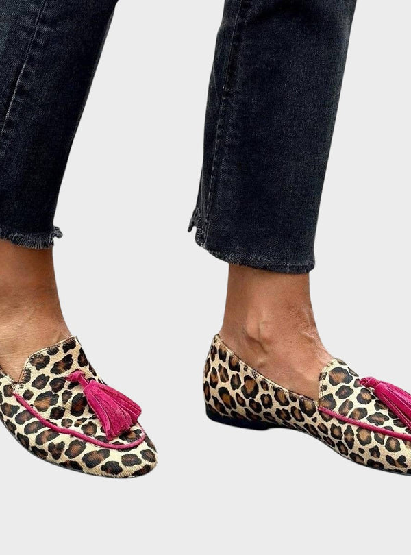 Mariana – Mocassins padrão leopardo