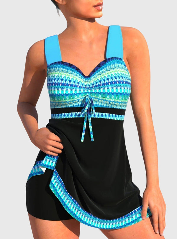 Tankini Tendência Elegante Oceano