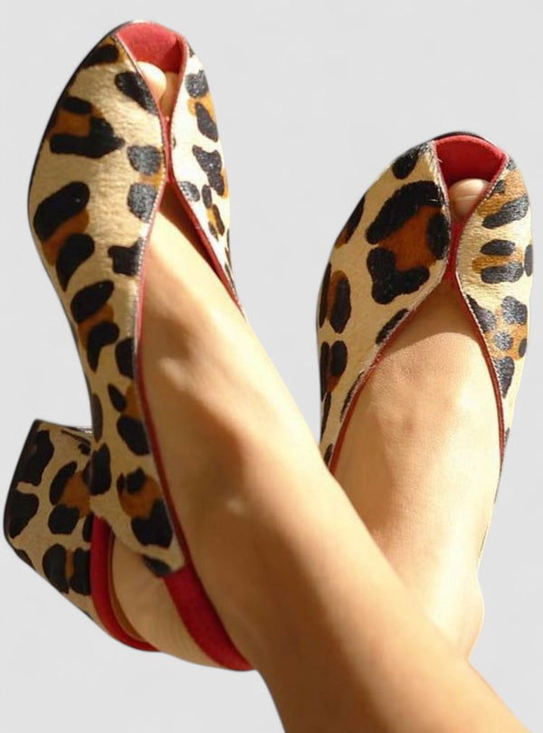 Louison - Sandálias com padrão leopardo