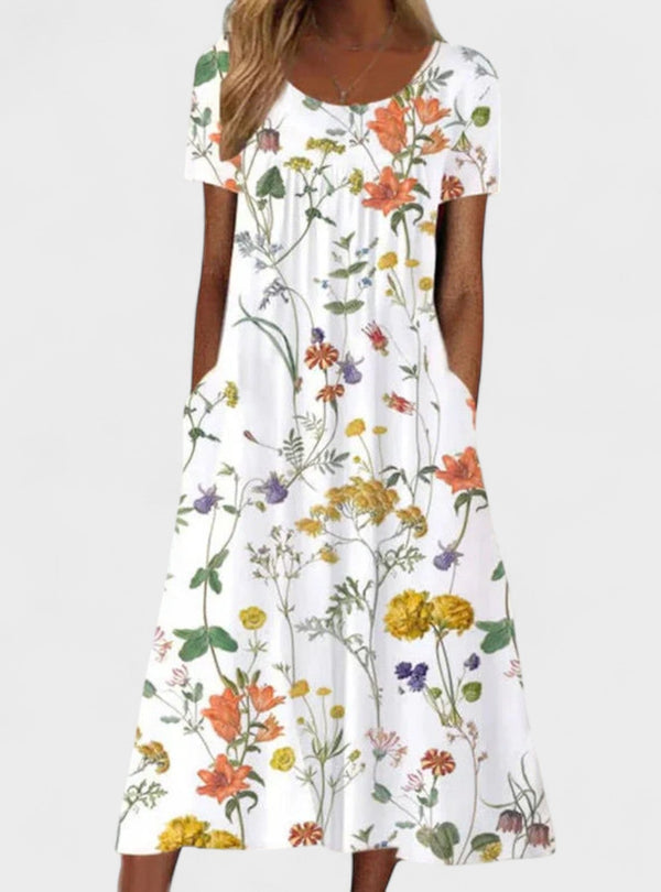 Amélia – Vestido Longo de Primavera
