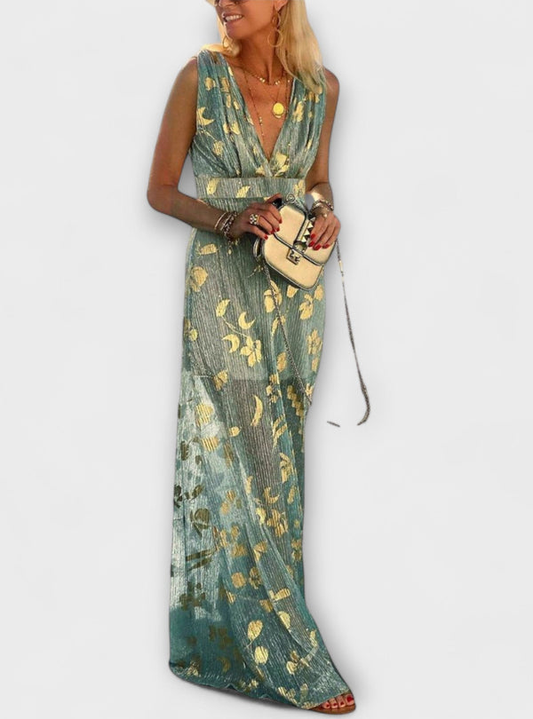 Tatiana - Vestido Fluído com Decote em V