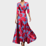 Isadora - Vestido maxi premium feito à mão