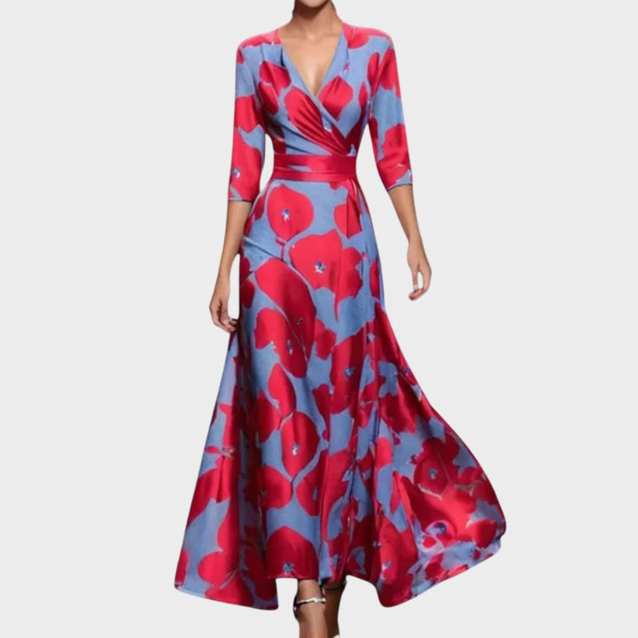 Isadora - Vestido maxi premium feito à mão