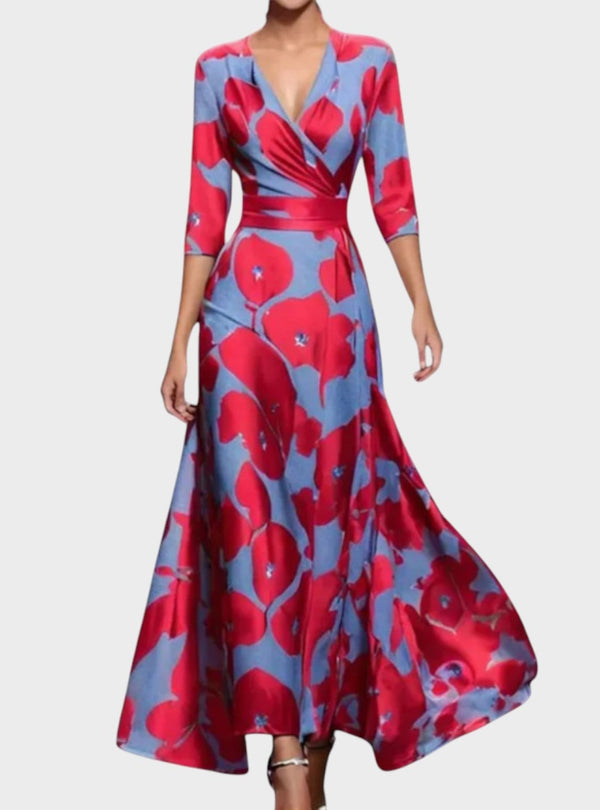 Isadora - Vestido maxi premium feito à mão