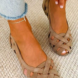 Caterina | Sandálias de Verão com Design Trançado
