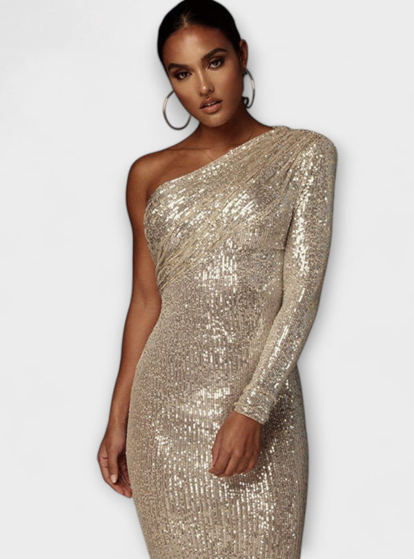Rita - Vestido de Noite com Decote Cruzado