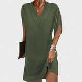 Helena - Vestido Elegante com Mangas Abertas