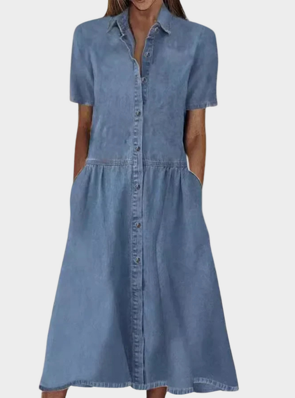 Vestido de ganga estiloso
