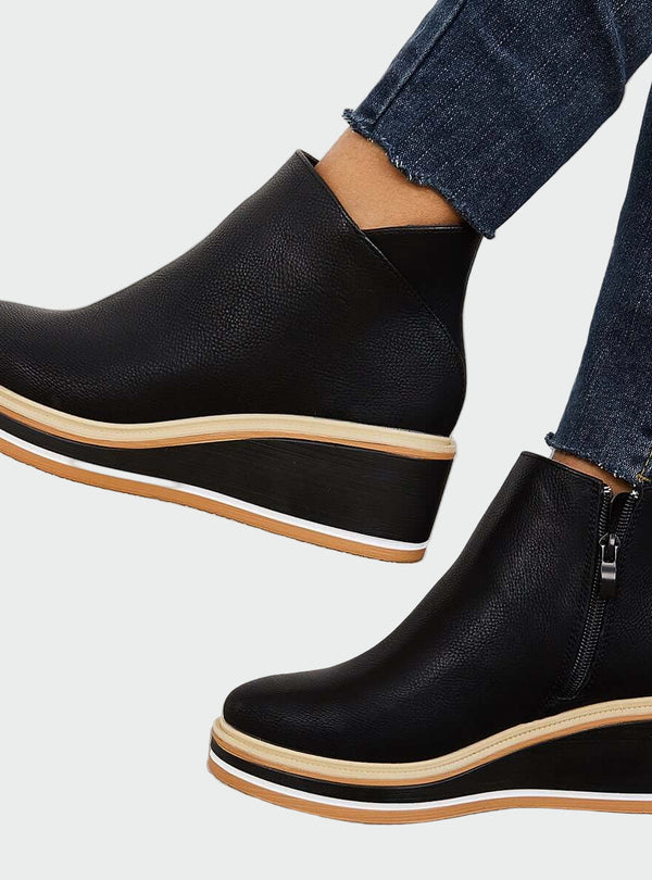Botins de couro ortopédicos