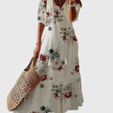 Amalia | Vestido Maxi de Verão Boho Vintage