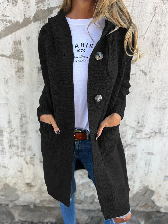 Sandra | Casaco de Malha Comprido e Elegante