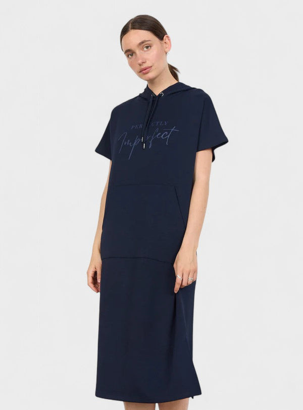 Sásquia - Vestido casual com capuz