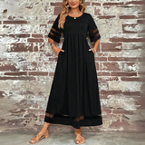 Aubrey | Vestido Midi Que Disfarça a Barriga