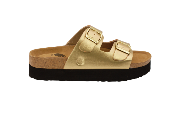 3015 | Chinelo de duas fivelas com plataforma