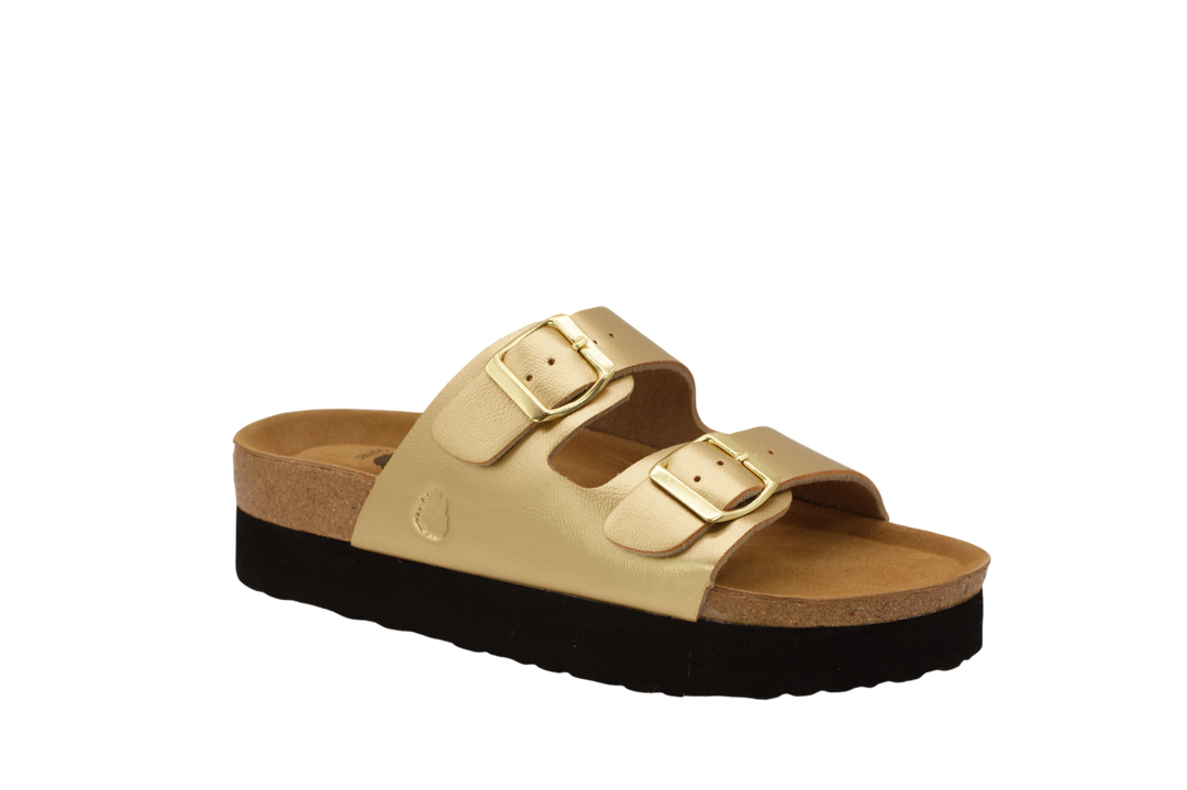 3015 | Chinelo de duas fivelas com plataforma
