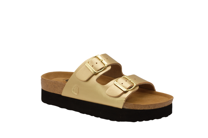 3015 | Chinelo de duas fivelas com plataforma