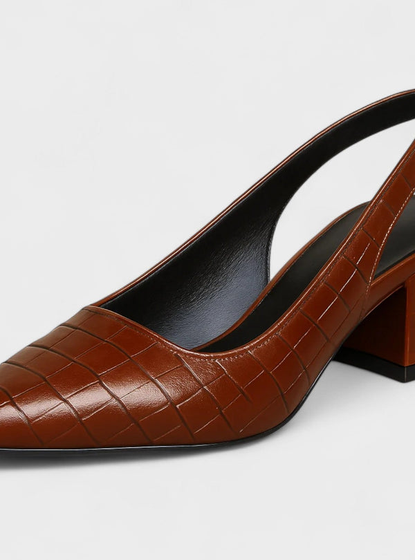Vera – Sapatos de salto alto crocodilo