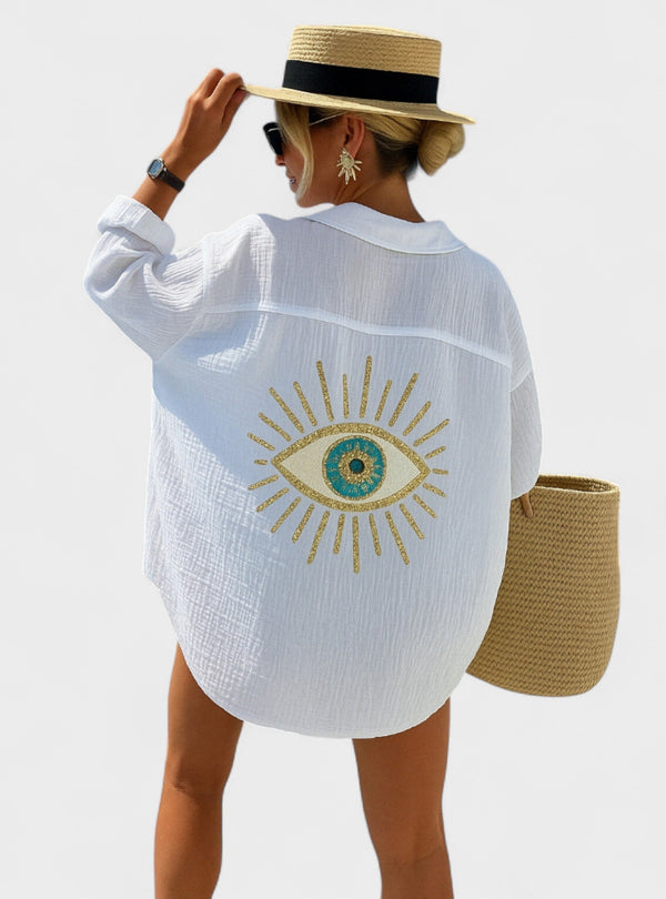 Alice - Camisa Casual Estilo Ibiza