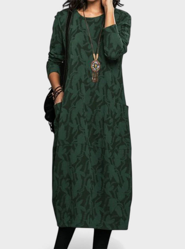 Hermínia - Vestido de Mangas Compridas