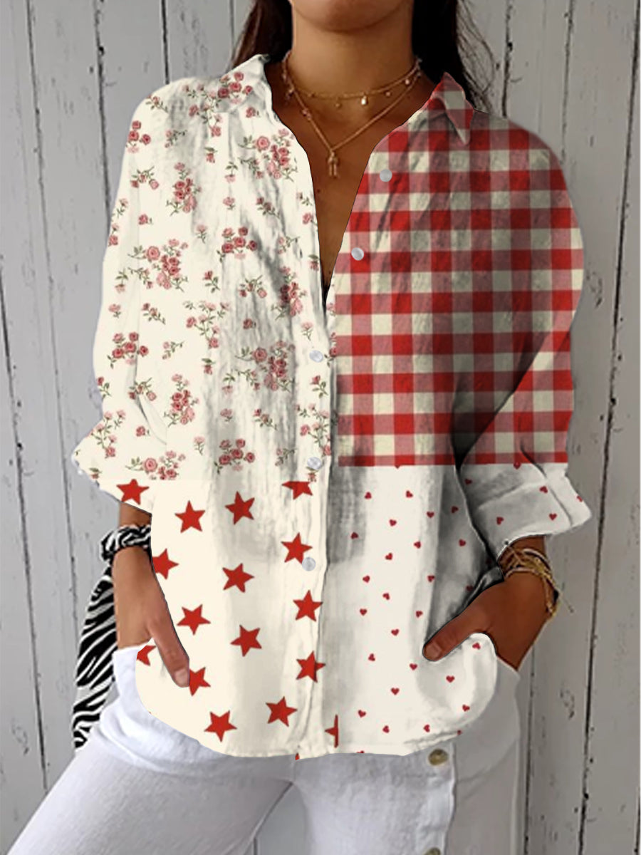 Elise | Blusa Country Patchwork