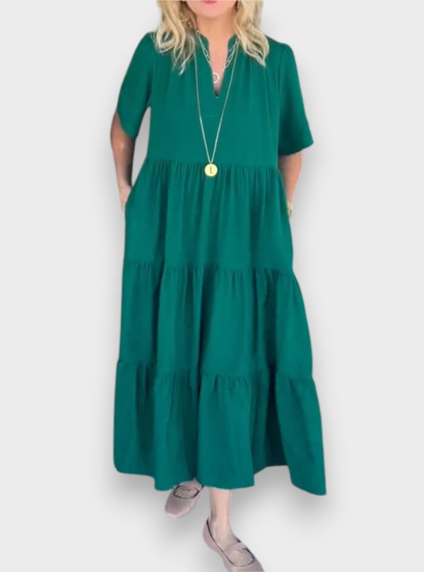 Carlota - Vestido Maxi com Movimento