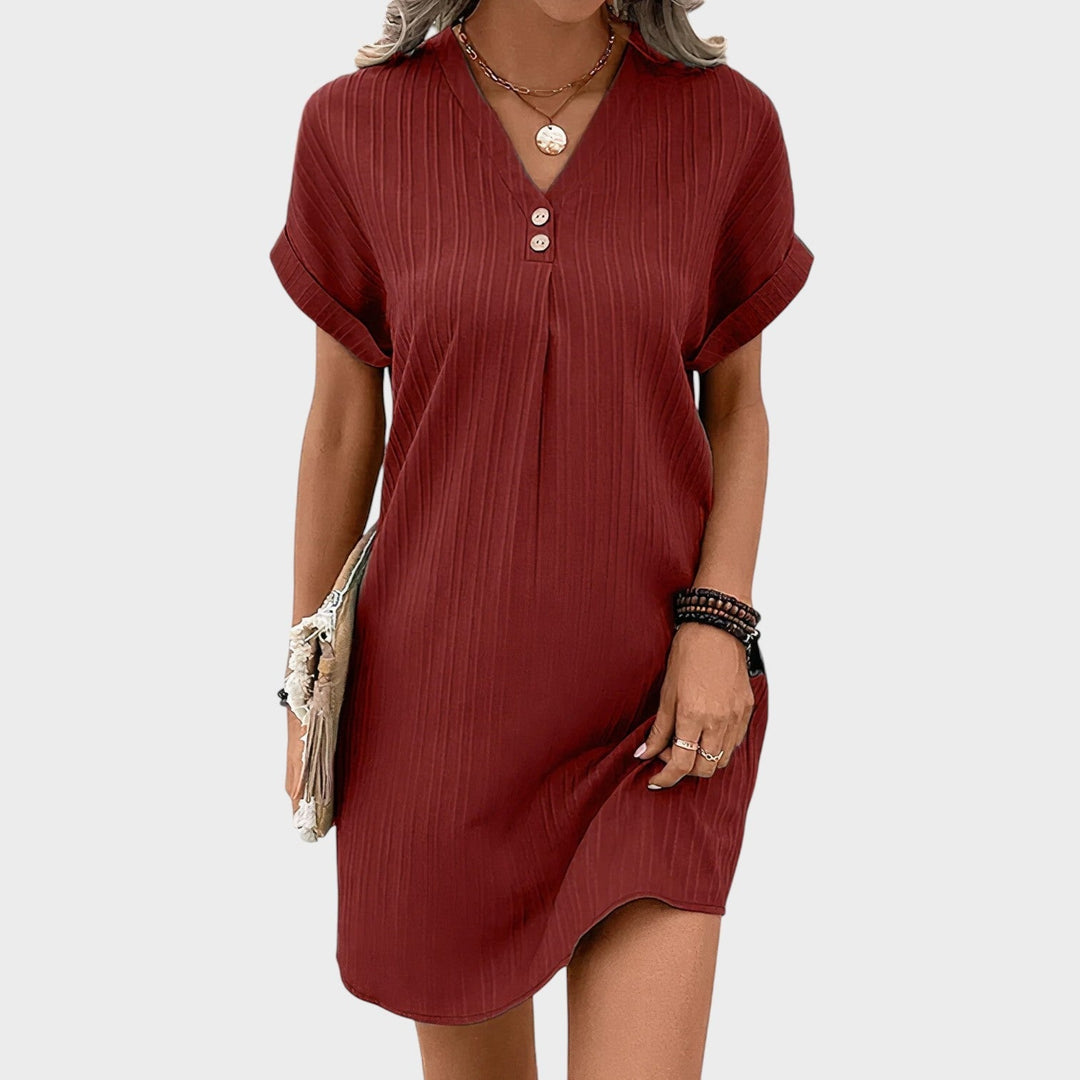 Luna - Vestido com Decote em V