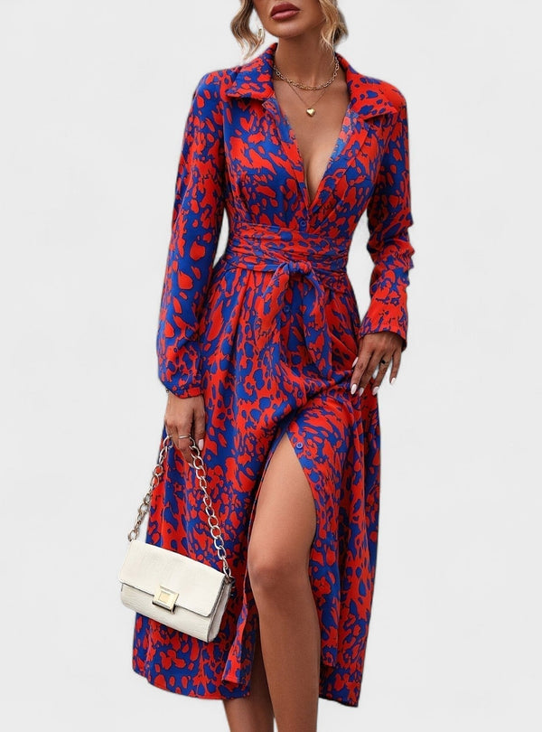 Bianca - Vestido Animal Print