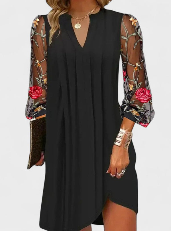 Daniela - Mini vestido elegante com decote em V