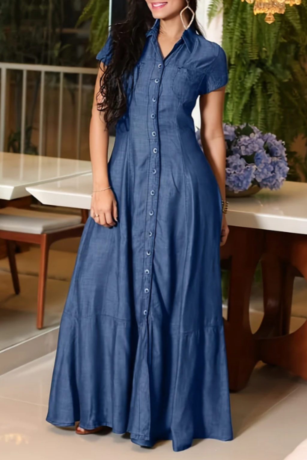 Mandy | Vestido Longo de Denim