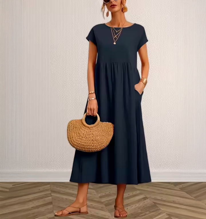 Cátia - Vestido Elegante de Primavera