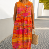 Faye | Vestido Midi Sunset