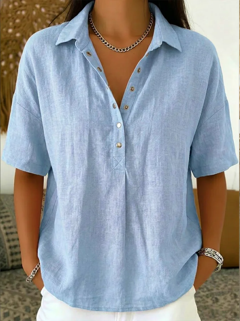 Vanessa | Blusa com colarinho refinado
