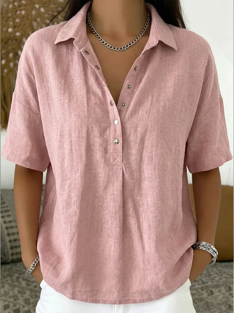 Vanessa | Blusa com colarinho refinado