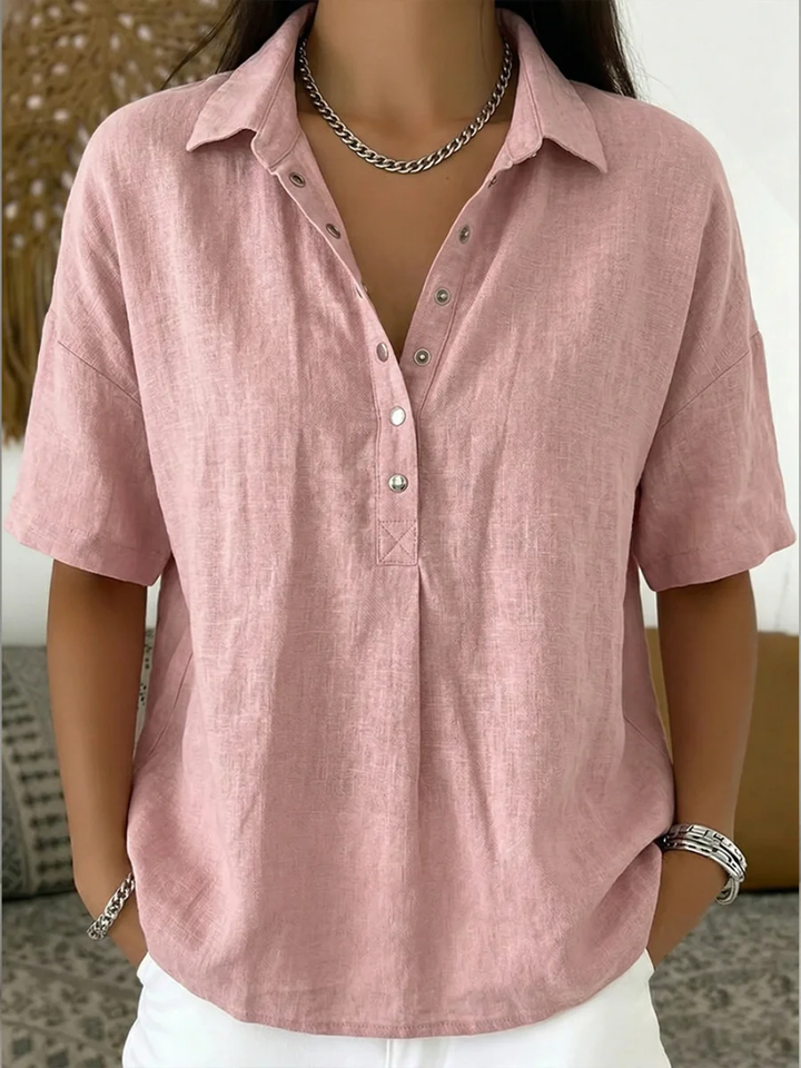 Vanessa | Blusa com colarinho refinado