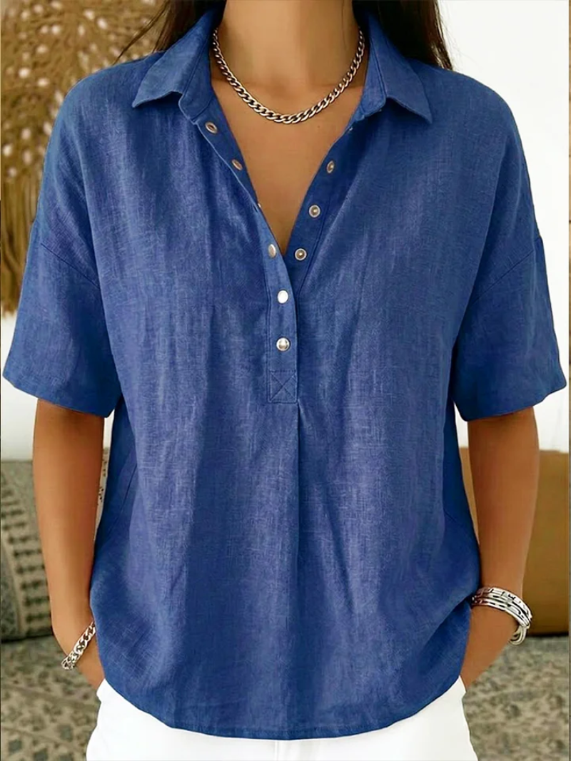 Vanessa | Blusa com colarinho refinado