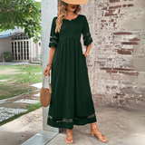Aubrey | Vestido Midi Que Disfarça a Barriga