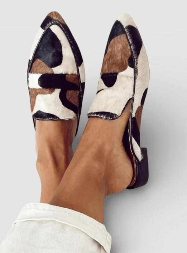 Amália - Mocassins com padrão abstrato