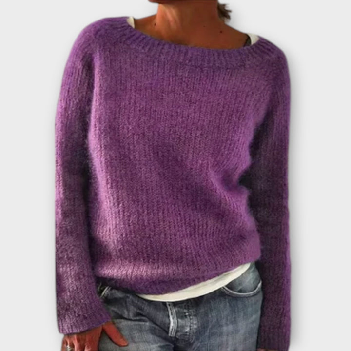 Bruna – camisola de malha de cor única