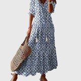 Amalia | Vestido Maxi de Verão Boho Vintage