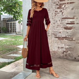 Aubrey | Vestido Midi Que Disfarça a Barriga
