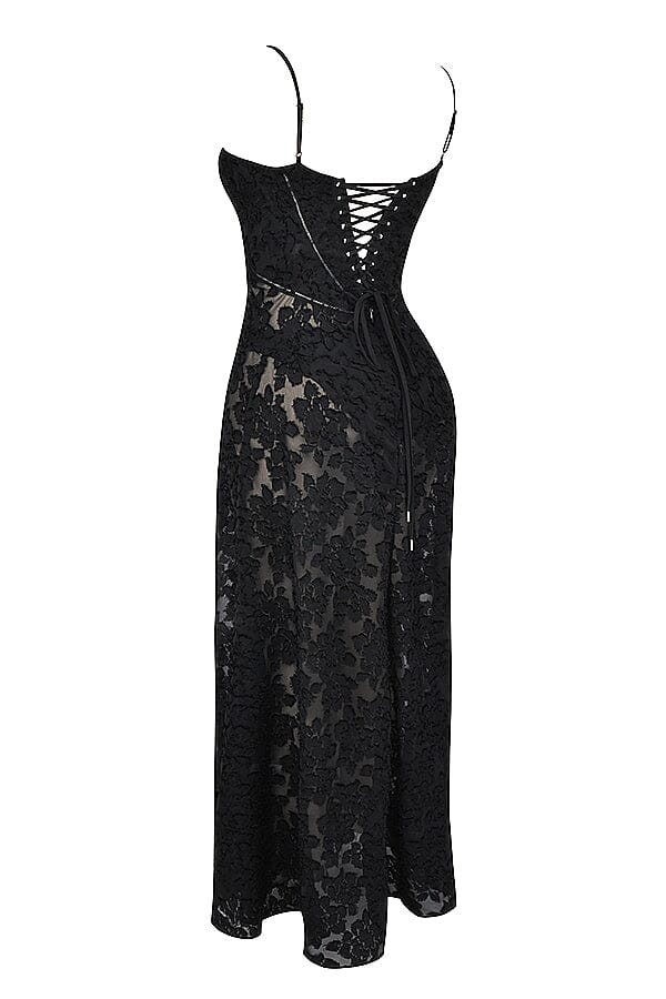 Serena - Vestido longo elegante para casamentos e eventos