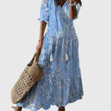 Amalia | Vestido Maxi de Verão Boho Vintage