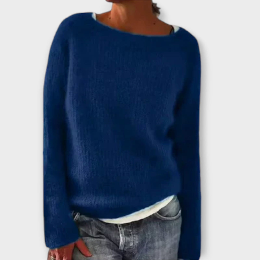 Bruna – camisola de malha de cor única