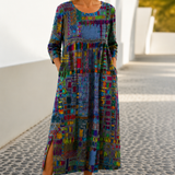 Eliana | Vestido Midi Estampado