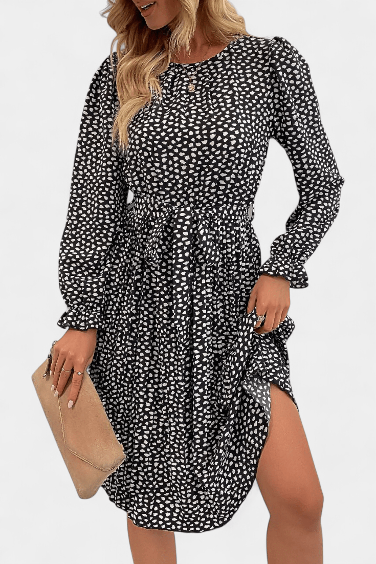 Agnes | Leopardo plissado