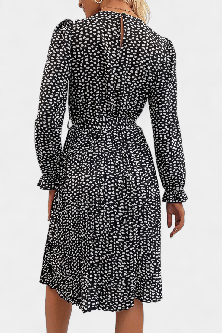 Agnes | Leopardo plissado