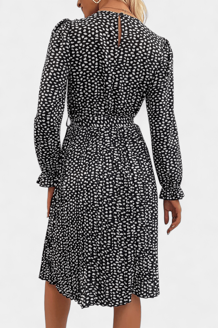 Agnes | Leopardo plissado