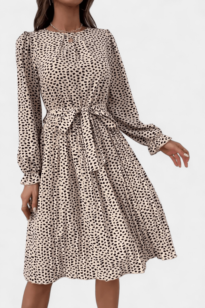 Agnes | Leopardo plissado