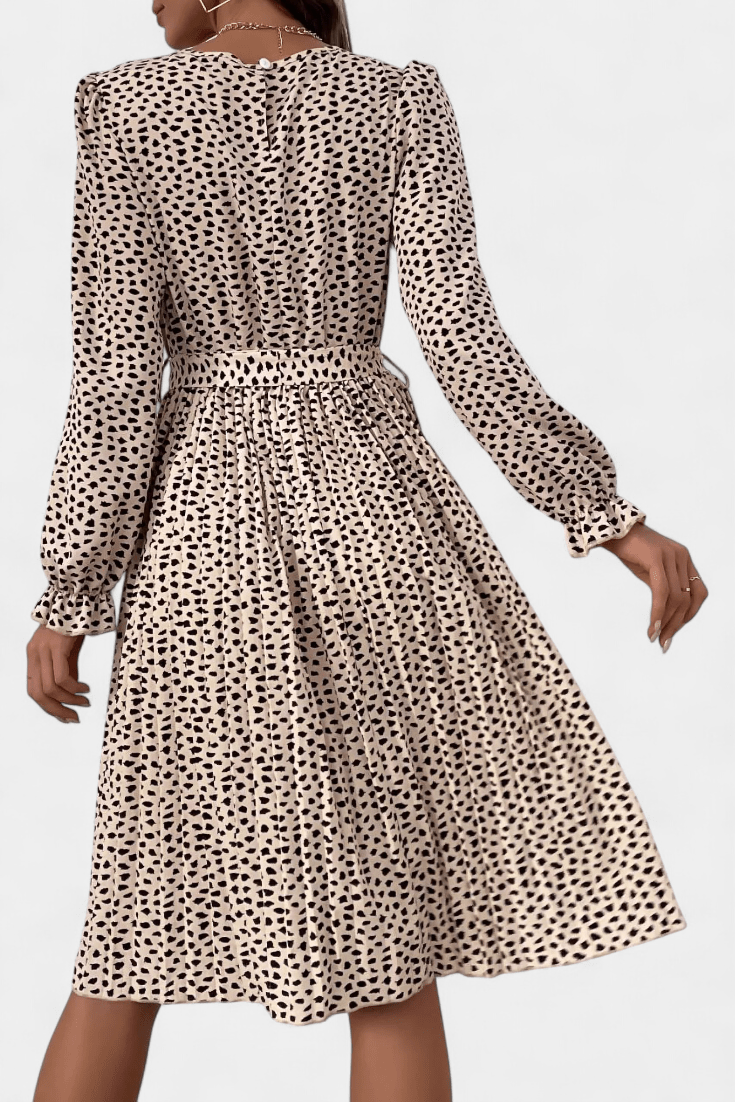 Agnes | Leopardo plissado