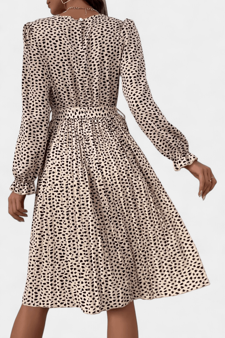 Agnes | Leopardo plissado